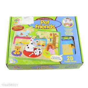 Custom Colorful Pet Friend Educational Puzzle Toy