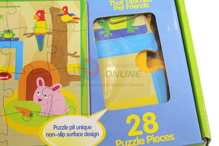 Custom Colorful Pet Friend Educational Puzzle Toy