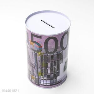 Cheap Price Round Can Money Bank Tin Box
