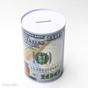 New Arrival Round Can Money Bank Tin Box