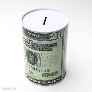 Popular Round Can Money Bank Tin Box for Sale