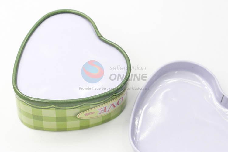 New Arrival Multi-use Heart Shaped Tin Storage Cases Set