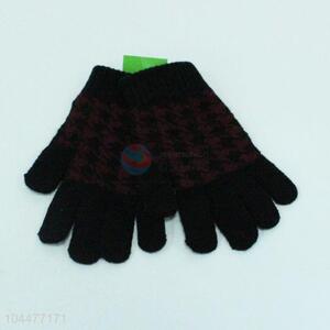 Black Acrylic Fiber Gloves&Mittens
