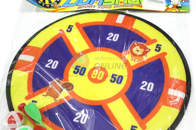 Popular Funny Gunshot Game Toy Cloth Dart Board Sport Toy