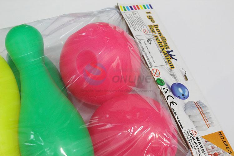 Nice classic cheap plastic toy bowling ball