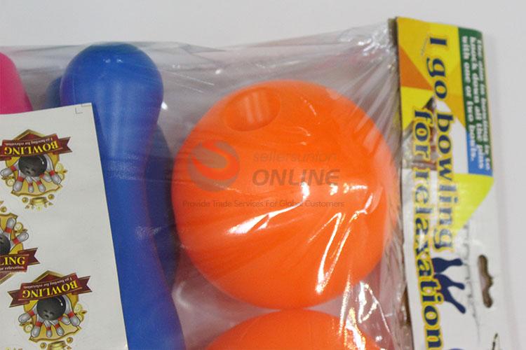 Popular promotional plastic toy bowling ball