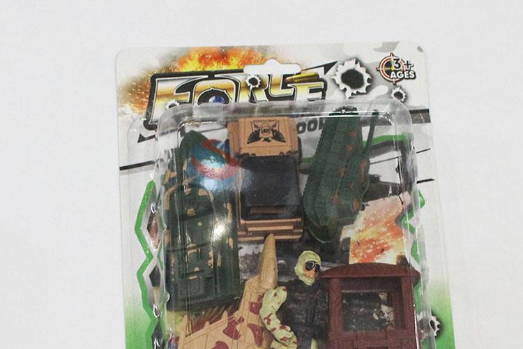 Hottest Professional Plastic Military Set/Army Combat Set Toy for Kids