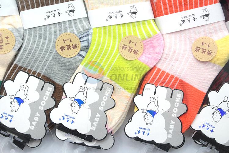 Cheap wholesale best selling printed children cotton socks