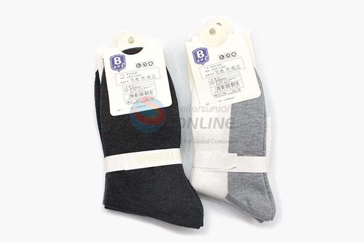 China maker cheap printed thickened men cotton socks