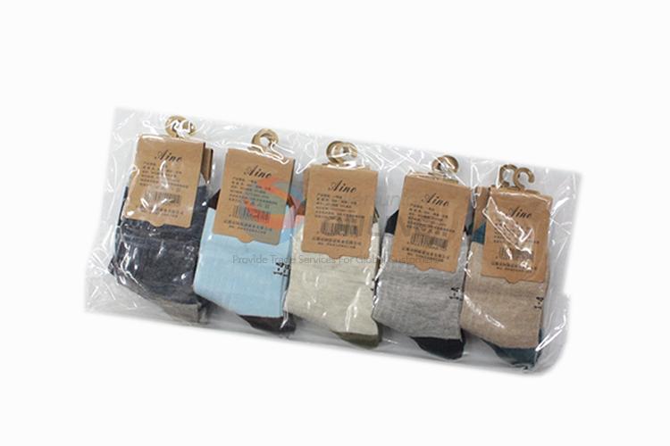 Bottom price good quality printed children cotton socks