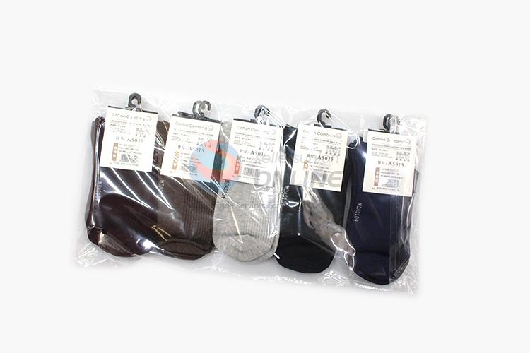 Recent design hot selling printed thickened men cotton socks