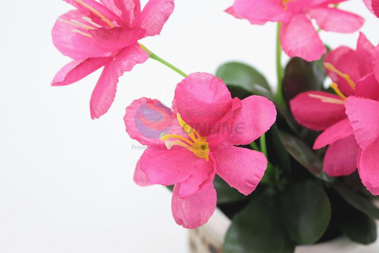 High sales artificial flower potted plant