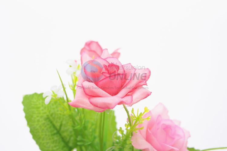 Customized cheap artificial flower potted plant