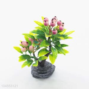 Fancy delicate mini fake potted plant bonsai