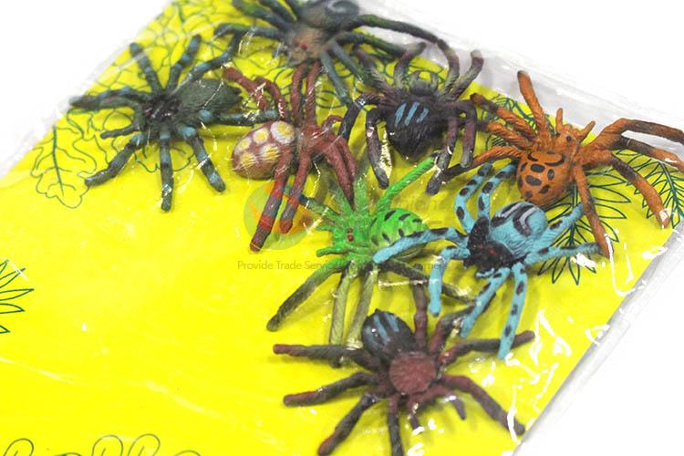 New Design Colorful Spider Vinyl Insect Model Toy