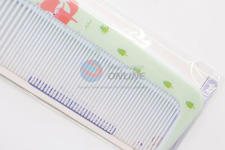 Plastic hair comb/travel comb set