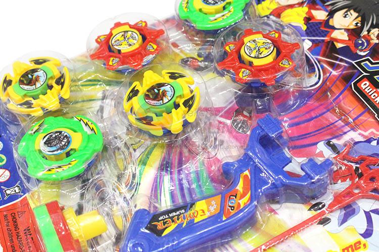 Custom Plastic Colorful Spinning Top For Children