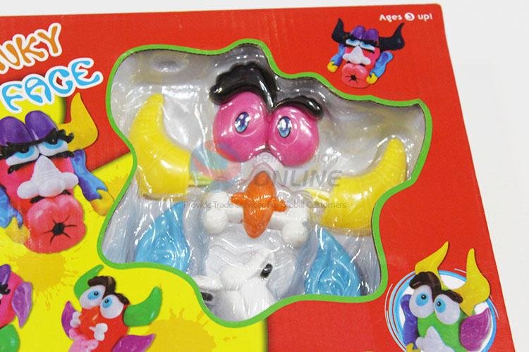 Funny Face Clown Design Plasticine