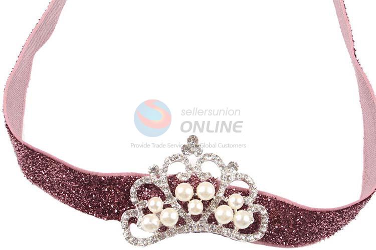 Hot Sale Princess Pearl Crown Hairband