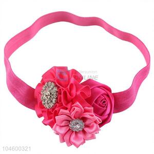 Baby Flower Rhinestone Hairband With Good Quality