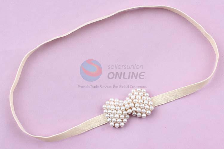 Customized New Fashion Pearl Bowknot Hair Ornaments