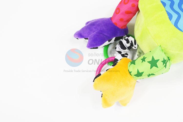 Lovely animal cartoon baby toy rattle set
