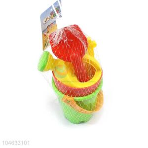 Good Sale Plastic Beach Bucket With Sand Toy Set