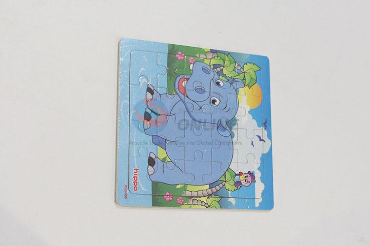 Popular Wooden Hippo Puzzles Set