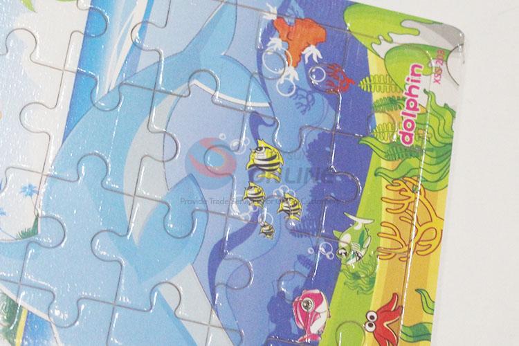 High Quality Wooden Dolphin Puzzles Set