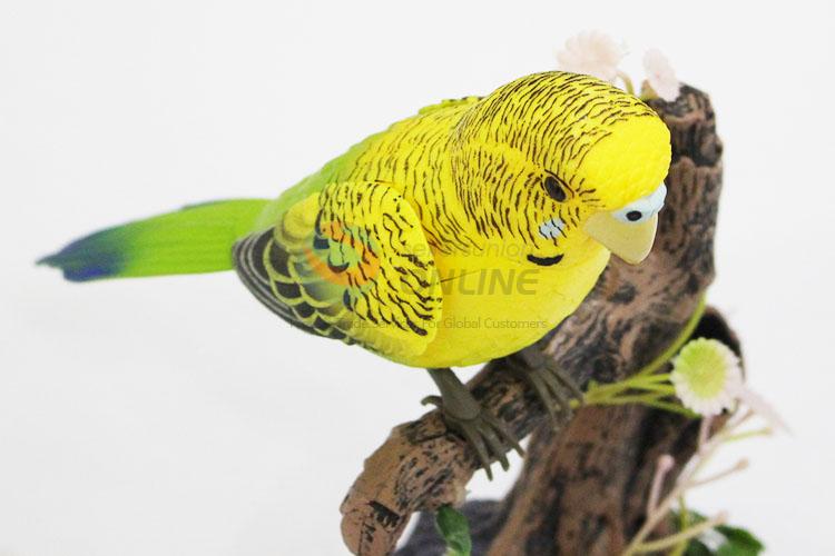 Factory Direct Battery Operated Sound Control Heartful Bird Toy