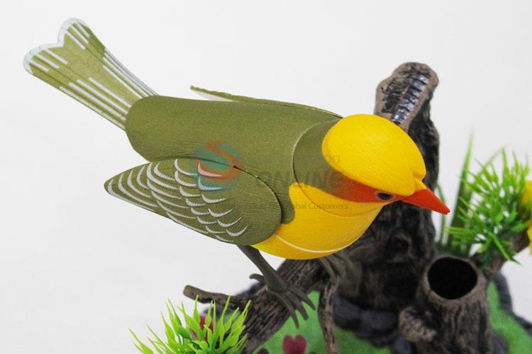 Cheap Price Kids Toy Sound Control Plastic Heartful Bird Toy