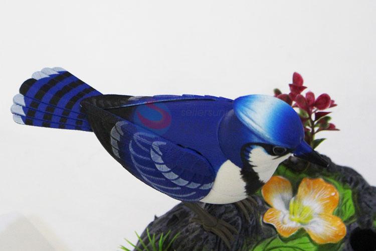 Latest Design Simulated Heartful Bird Sound Control Plastic Blue Jay