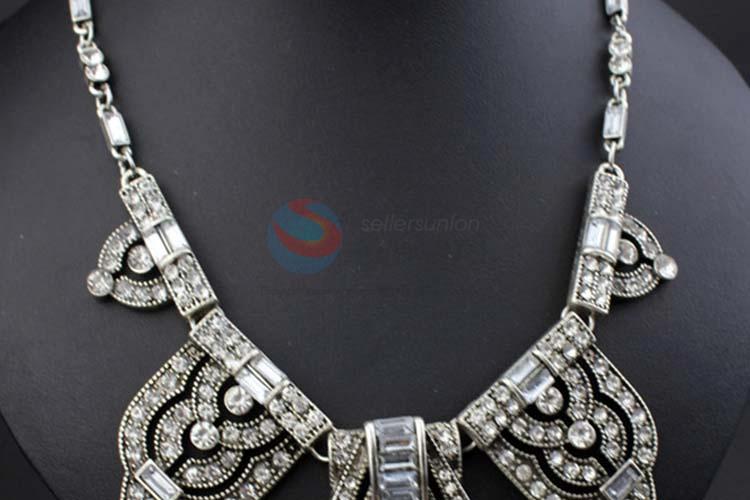 Fashion Rhinestone Necklace Jewelry Accessories Women