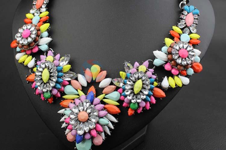 Fashion Rhinestone Necklace Jewelry Accessories Women