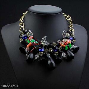 Fashion Rhinestone Necklace Jewelry Accessories Women