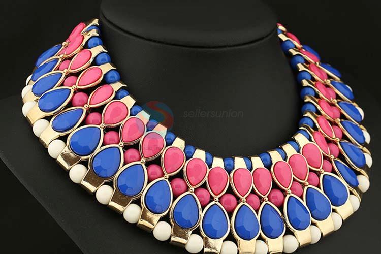 Fashion Rhinestone Necklace Jewelry Accessories Women