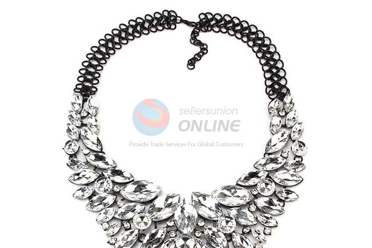 Fashion Rhinestone Necklace Jewelry Accessories Women