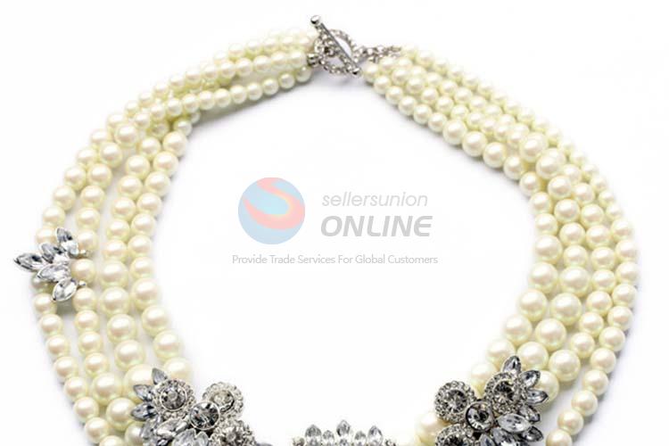 Fashion Rhinestone Necklace Jewelry Accessories Women