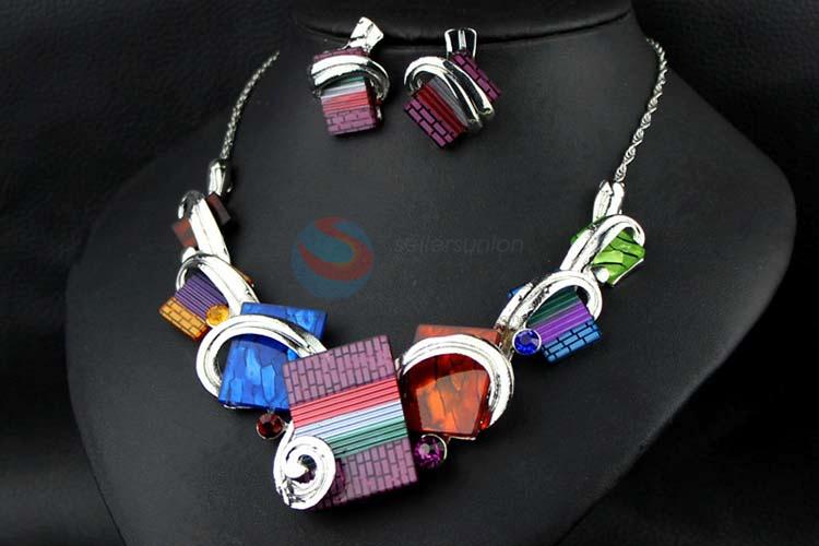 Fashion Rhinestone Necklace Jewelry Accessories Women