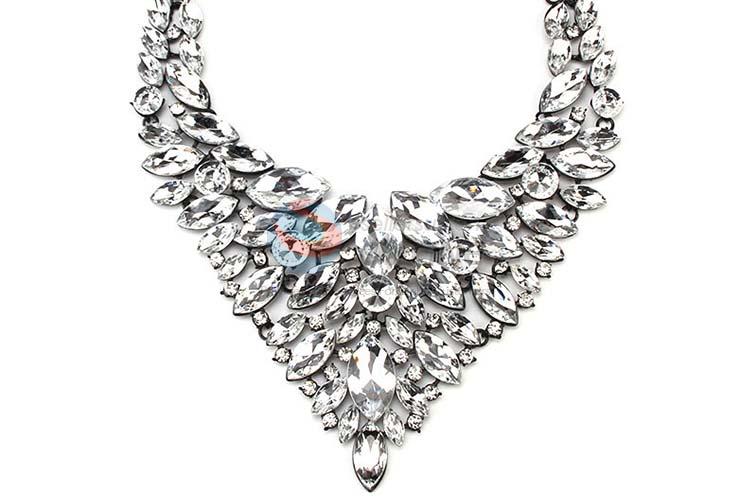 Fashion Rhinestone Necklace Jewelry Accessories Women