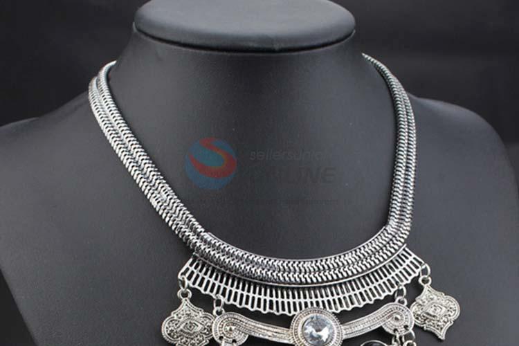 Fashion Rhinestone Necklace Jewelry Accessories Women