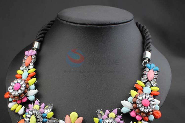 Fashion Rhinestone Necklace Jewelry Accessories Women