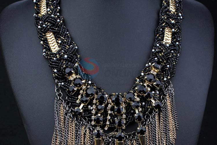 Fashion Rhinestone Necklace Jewelry Accessories Women