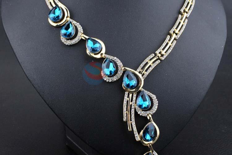 Fashion Rhinestone Necklace Jewelry Accessories Women