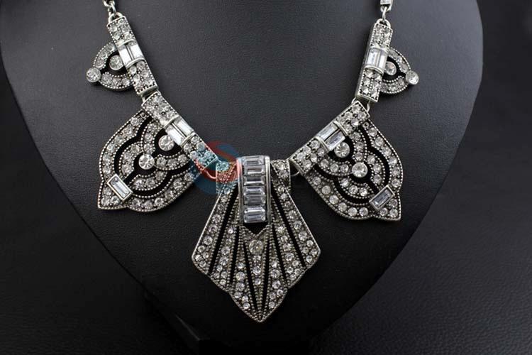 Fashion Rhinestone Necklace Jewelry Accessories Women