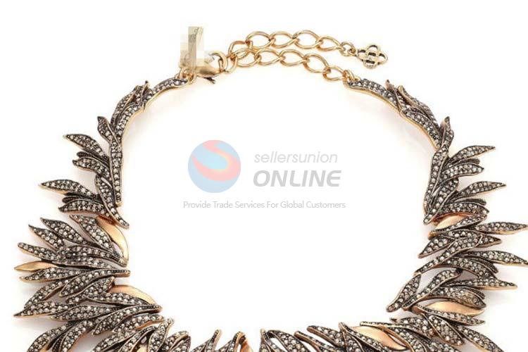 Fashion Necklace Alloy Jewelry Accessories With Rhinestone