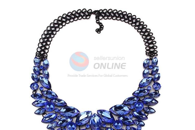 Fashion Rhinestone Necklace Jewelry Accessories Women