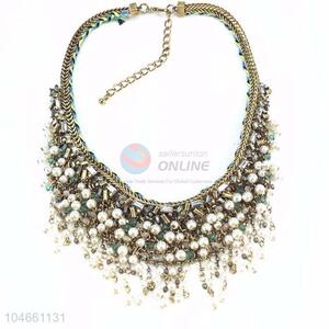 Fashion Rhinestone Necklace Jewelry Accessories Women