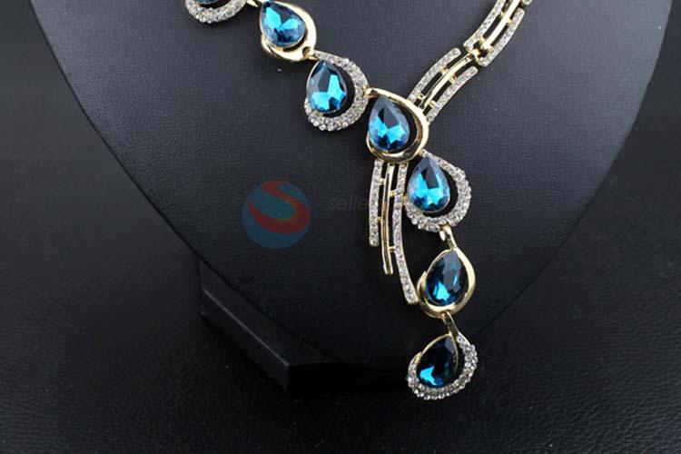 Fashion Rhinestone Necklace Jewelry Accessories Women