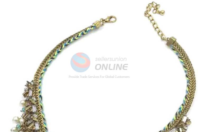 Fashion Rhinestone Necklace Jewelry Accessories Women